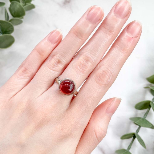 Кольцо с гессонитом