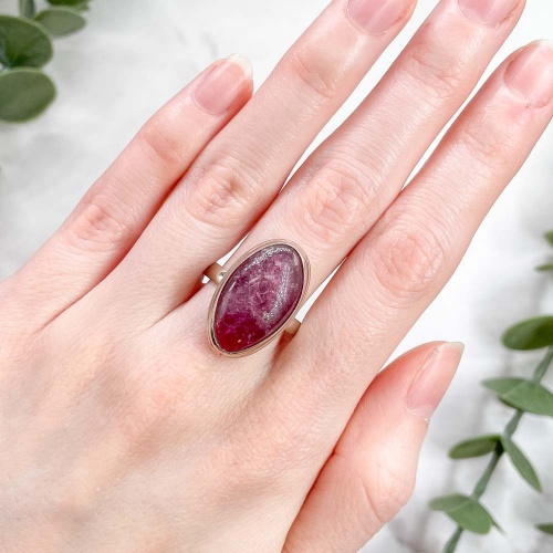 Кольцо с турмалином