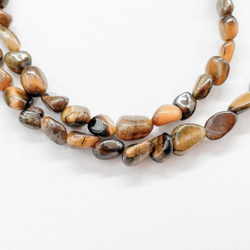 Бусы из тигрового глаза