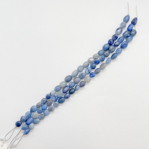 Бусины из авантюрина синего