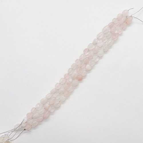 Бусины из кварца розового