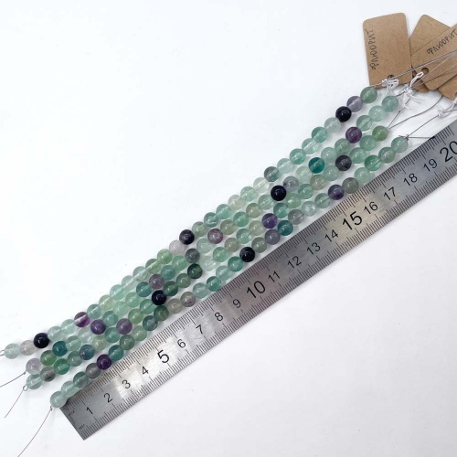 Бусины из флюорита