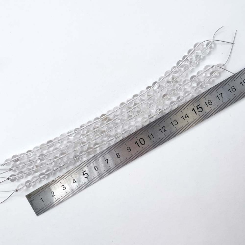 Бусины из горного хрусталя