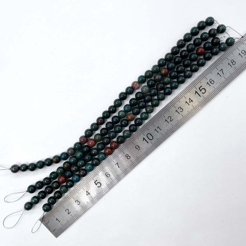 Бусины из гелиотропа