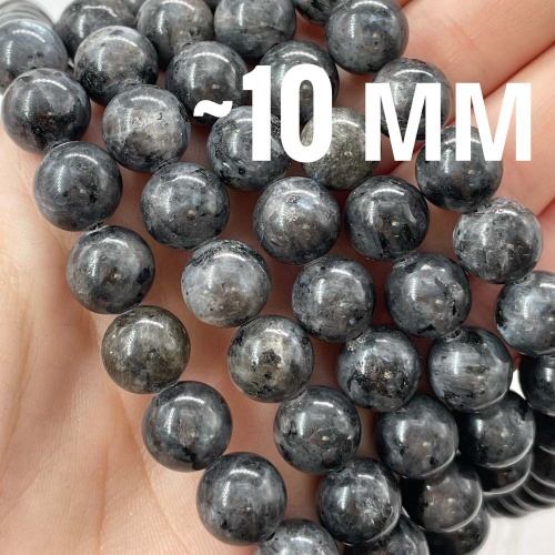 Бусины из ларвикита