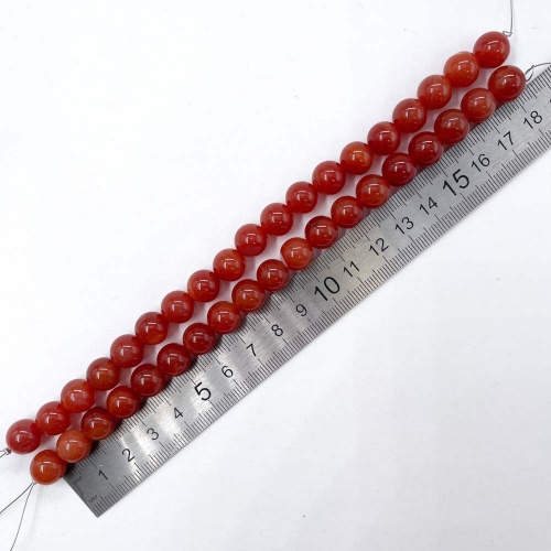 Бусины из сердолика