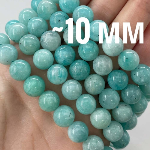 Бусины из амазонита