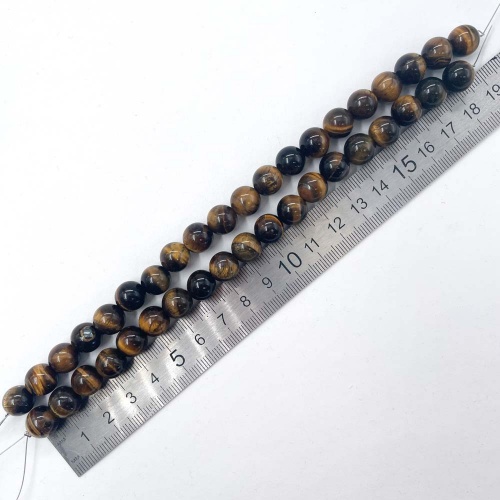 Бусины из тигрового глаза