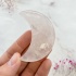 Полумесяц из кварца розового