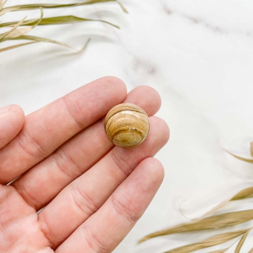 Шар из известняка пейзажного