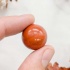 Шар из яшмы красной