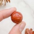 Шар из яшмы красной