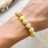 Браслет из опала жёлтого