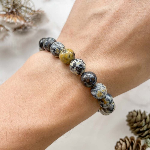 Браслет из опала мохового