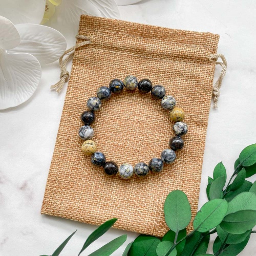 Браслет из опала мохового