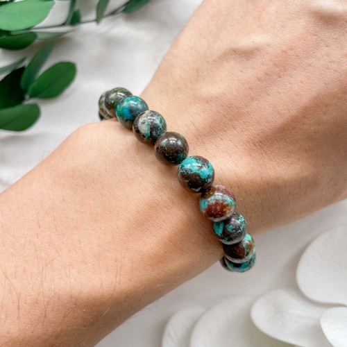 Браслет из хризоколлы