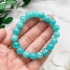 Браслет из амазонита (тонированного)