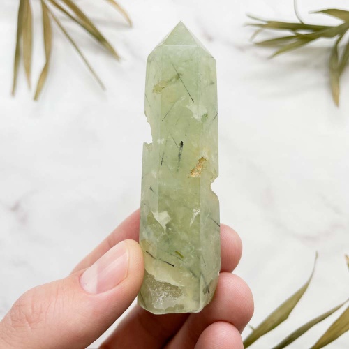 Столбик из пренита с эпидотом