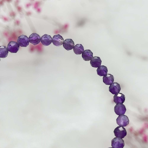 Браслет из аметиста (огранка)