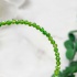 Браслет из хромдиопсида (огранка)
