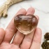 Сердце из кварца дымчатого (облученного) "раухтопаза"