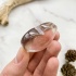Сердце из кварца дымчатого (облученного) "раухтопаза"