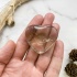 Сердце из кварца дымчатого (облученного) "раухтопаза"