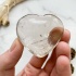 Сердце из кварца дымчатого (облученного) "раухтопаза"
