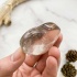 Сердце из кварца дымчатого (облученного) "раухтопаза"