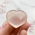 Сердце из кварца розового