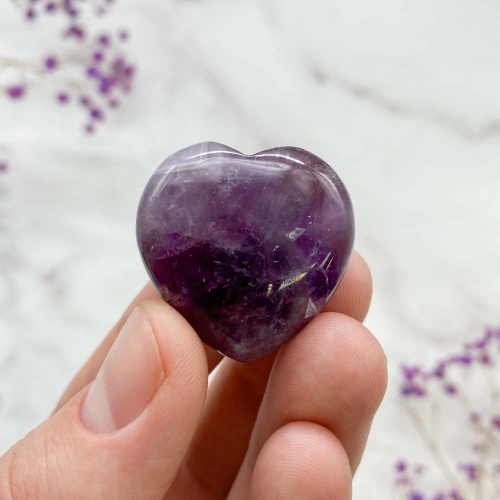 Сердце из аметиста