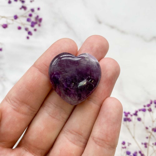 Сердце из аметиста
