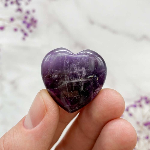 Сердце из аметиста