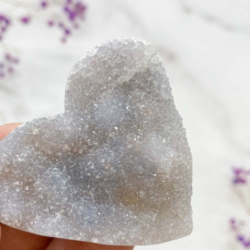 Сердце из кварца - халцедона