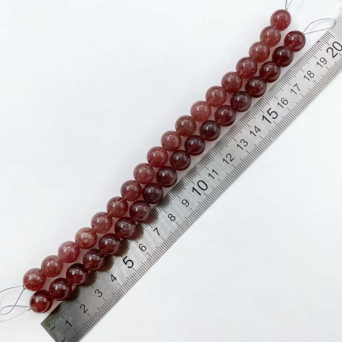 Бусины из авантюрина красного