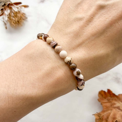 Браслет из яшмы "Капучино"