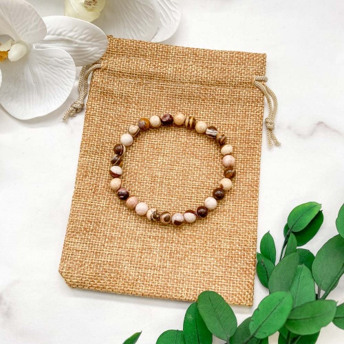 Браслет из яшмы "Капучино"