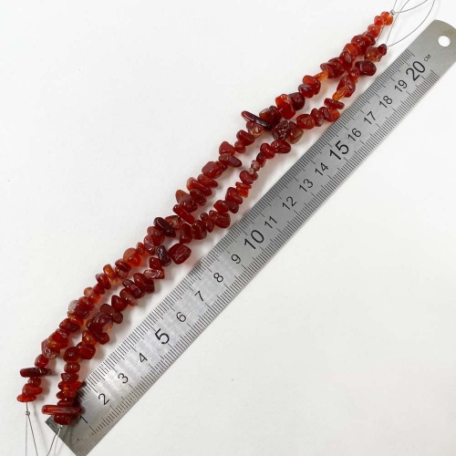 Бусины из сердолика
