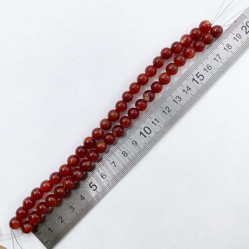 Бусины из сердолика