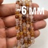 Бусины из кварца ожелезнённого