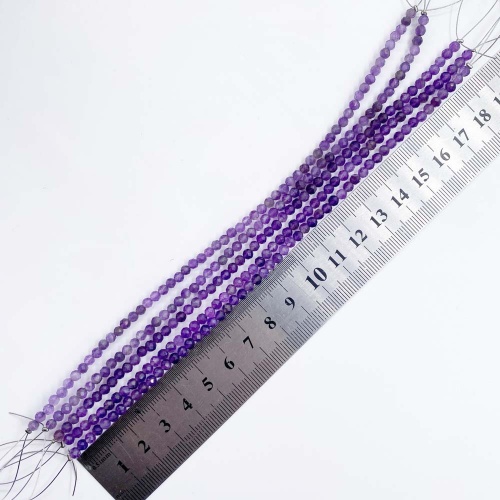 Бусины граненые из аметиста 3,5 мм