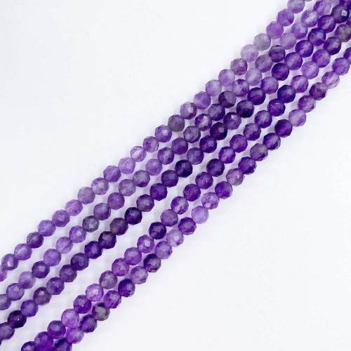 Бусины граненые из аметиста 3,5 мм
