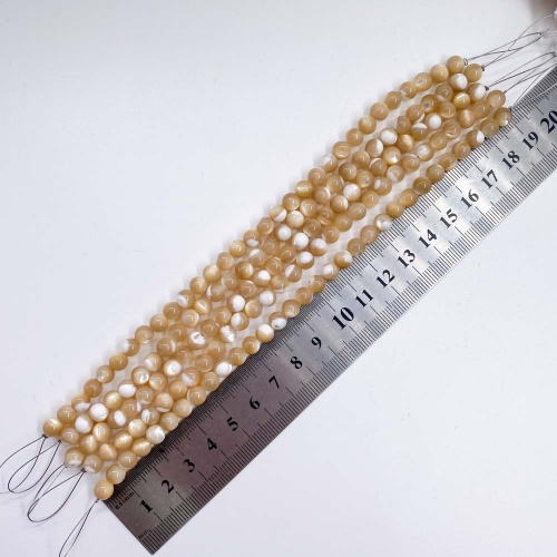Бусины из перламутра 6 мм