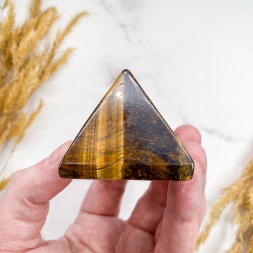Пирамида из тигрового глаза