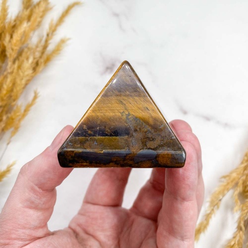 Пирамида из тигрового глаза