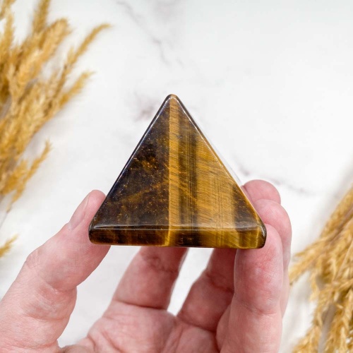Пирамида из тигрового глаза