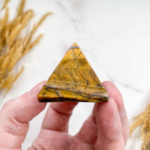 Пирамида из тигрового глаза