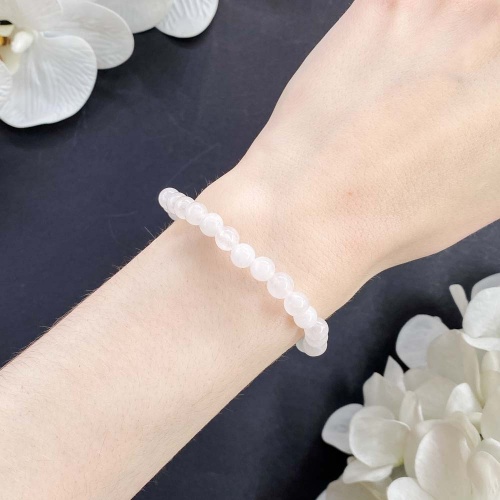 Браслет из кварца белого