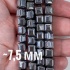 Нить бусин из геметина (кубы) 7,5 мм