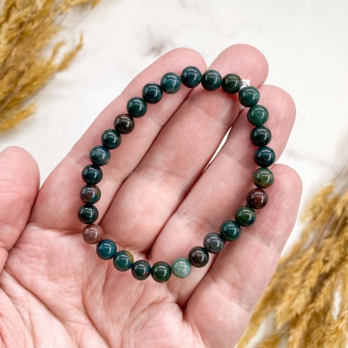 Браслет из гелиотропа